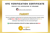 Farmy Club is now KYC Verified by Vital Block