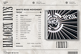 HALOGEN DAYS/001: ‘Kick’ by White Rose Movement (2006)