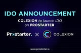 Announcing Colexion IDO on Prostarter