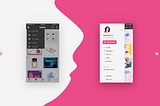 Improving Dribbble app navigation step by step