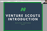Moving on from my full-time role with Navitas Ventures