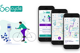 Bike renting app — UX/UI case study