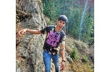 Tourist Tossed Like a Caesar Salad by Free Range Emo-Goth in Yellowstone National Park, Shits Pants