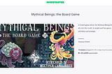 Get to know Fernando M. Cimadevilla, creator of the Mythical Beings Board Game.