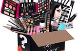 EXCLUSIVE - All in One Makeup Bundle - Includes Pro Makeup Brush Set, Eyeshadow Palette,Makeup Set…