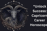 Capricorn Career Horoscope”