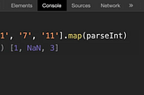 Why [‘1’, ‘5’, ‘11’].map(parseInt) returns [1, NaN, 3] in Javascript
