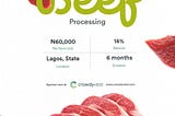 Sponsor Beef Processing Farms via the Crowdyvest Platform