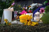 A memorial for victims of the Christchurch Mosque shooting in New Zealand.