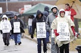 Standing up for workers & consumers: helping end the Fairpoint Strike