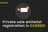 The Pancakelock Whitelist is now Officially Closed!
