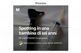 Preview: spotting in una bambina di sei anni