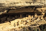 View of Mesa Verde cliff dwelling