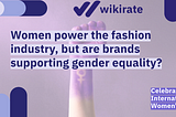 Tracking Gender Equality in Fashion with Open Data: Get Involved!