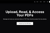 Introducing Ready — Your Own PDF Reader & Library
