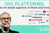 Warren Buffett and IDO platforms