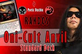 MTG Arena — Standard Kamigawa Rakdos Oni-Cult Anvil Deck with Goldspan Dragon, Anje and Olivia