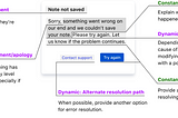 Error state stasis: a quick visit to the syntax of an error message