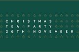 Ladies That UX and Contact The Elderly, Christmas Tea Party