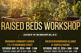 Jersey City Raised Bed Gardening Workshops