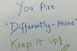 Why there is more to a disability?