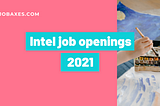 intel job openings