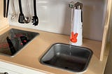 How to Give Your Toddler’s IKEA Kitchen (“Duktig”) a Working Sink