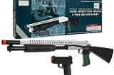 Pistol Grip Shotgun Handgun Combo Deal Spring Airsoft FULL SIZE