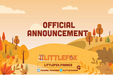 LittleFox Public Sale in 2 Hrs!!!