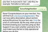 Telegram bot for ChatGPT