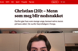 Vi må snakka også om dei viktige sakene