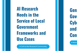 AI for Local Government: Our Task Force Experience, Policy Guidance, and What’s Next