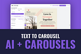Text-To-Carousel: How to Create a Social Media Carousel from Text 🎠🤖