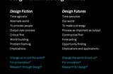 Design Fiction and Design Futures