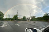 The actual rainbow I saw in this story