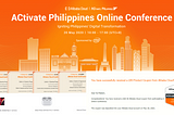 Attending Alibaba Cloud’s ACtivate Philippines Online Conference