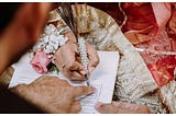 Signing a Court Marriage Nikahnama in Karachi, Pakistan