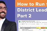 How to Run for District Leader — Part 2