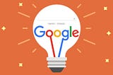 a bulb image with google’s logo in the middle