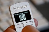 Review Reihe — Trezor One: Hardware Wallet für Bitcoin