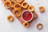 Caitlin Shoemaker’s Vegan Fat Free Onion Rings