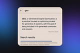 Is GEO the Algorithm’s Version of Authority?