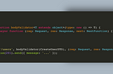 Decorator Pattern: An Example of Body Validator in an Express.js Backend