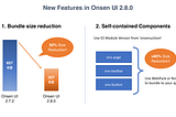 New in Onsen UI 2.8: App size is much smaller than before!