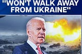 Don’t Walk Away From Ukraine