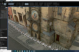 3D image of Prague’s Old Town Square by Jeffrey Martin in RealityCapture photogrammetry software.