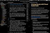 Writing Novels and Non-Fiction with Visual Studio Code