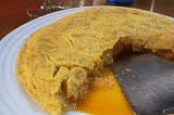 Spanish omelette tortilla Spain Betanzos travel