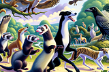 Ferrets & Corvids & Whippets, Oh my!