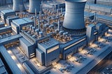 AI image of a nuclear reactor